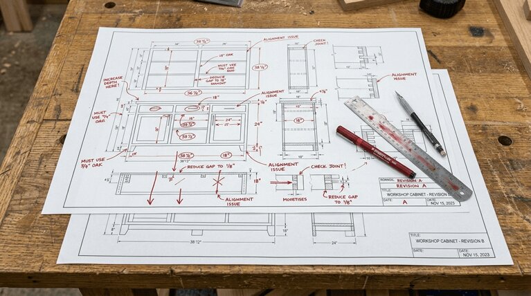 Plans being tested in the workshop